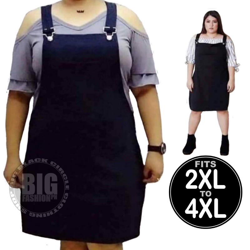 Plus Size Jumper Adjustable Straps Shopee Philippines