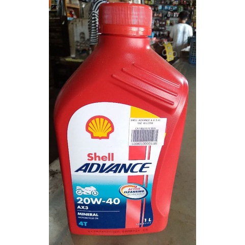 SHELL ADVANCE (MOTORCYCLE ENGINE OIL) AX3 AX5 AX7 | Shopee Philippines