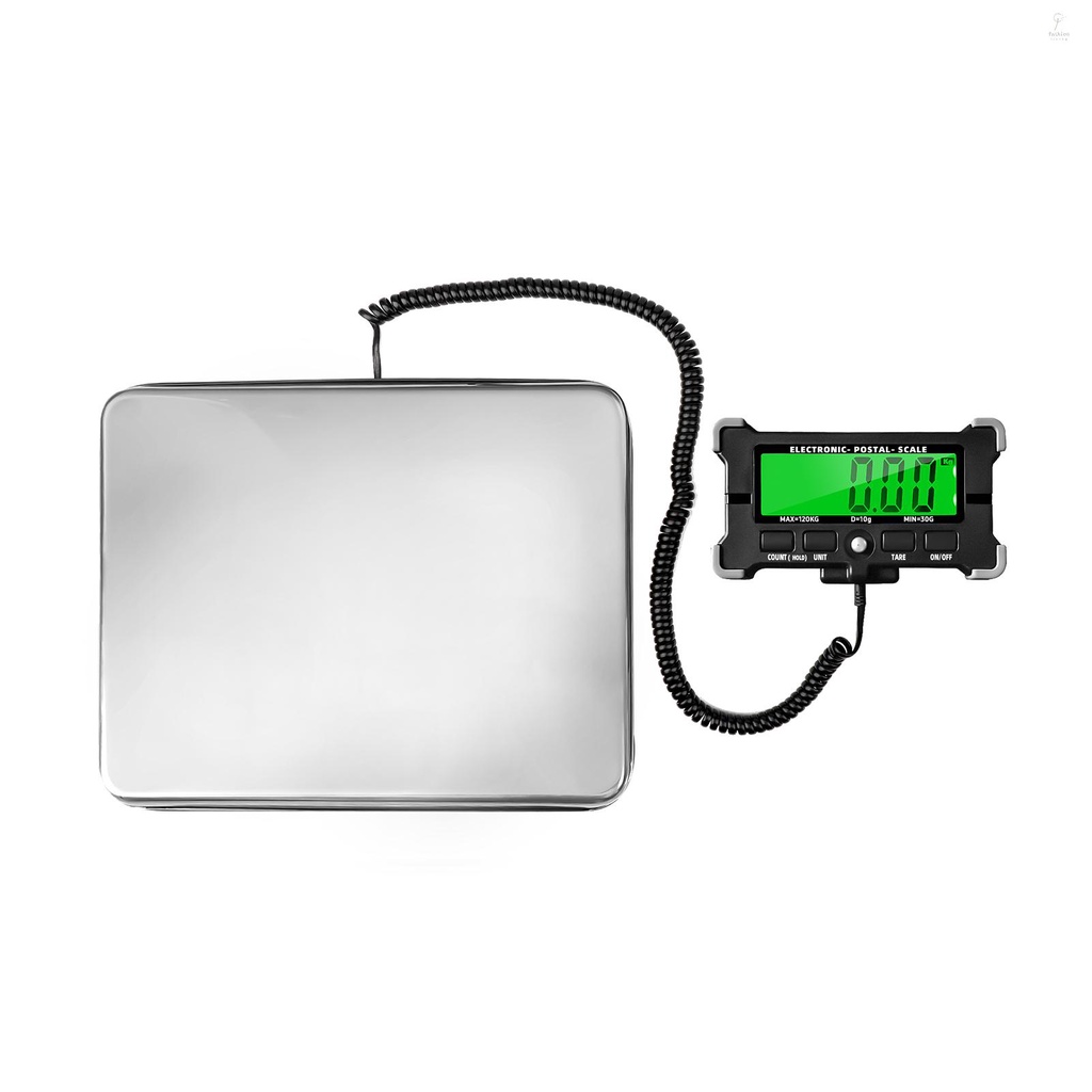 flp-264-lbs-electronic-postal-scale-10g-precision-integrated-stainless