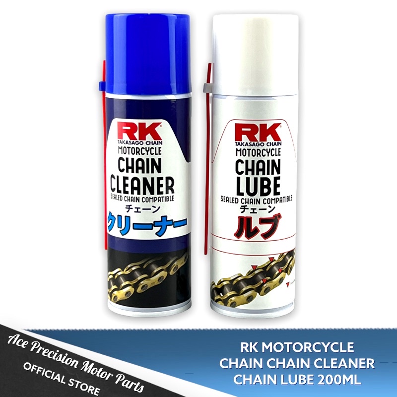 ✓ RK MOTORCYCLE CHAIN LUBE/ CHAIN CLEANER 200ML (1PC)