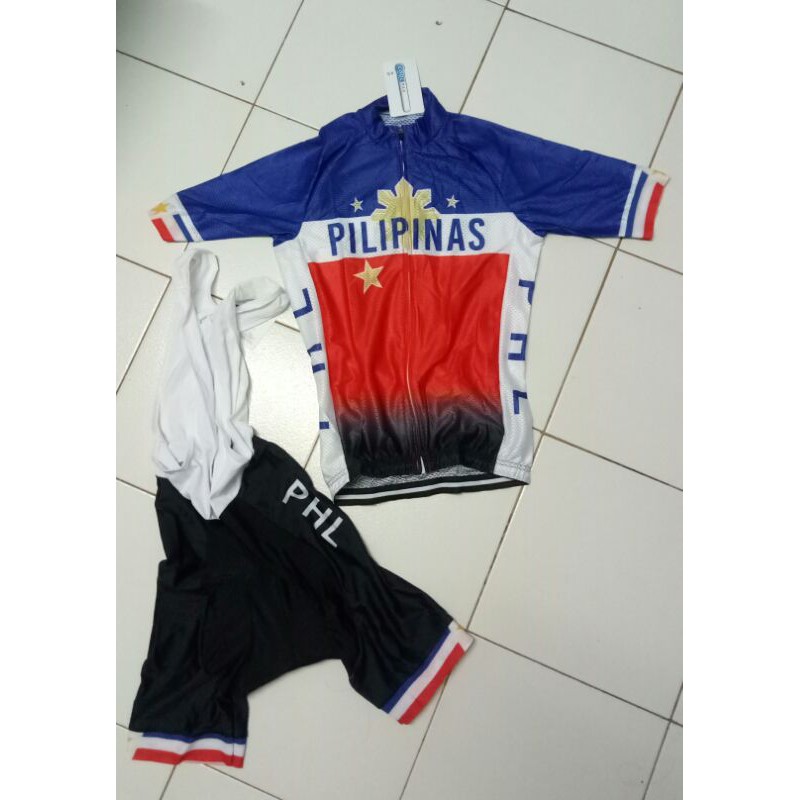 Powerband PHILIPPINES CYCLING BIBSET JERSEY PILIPINAS BIB SET PH