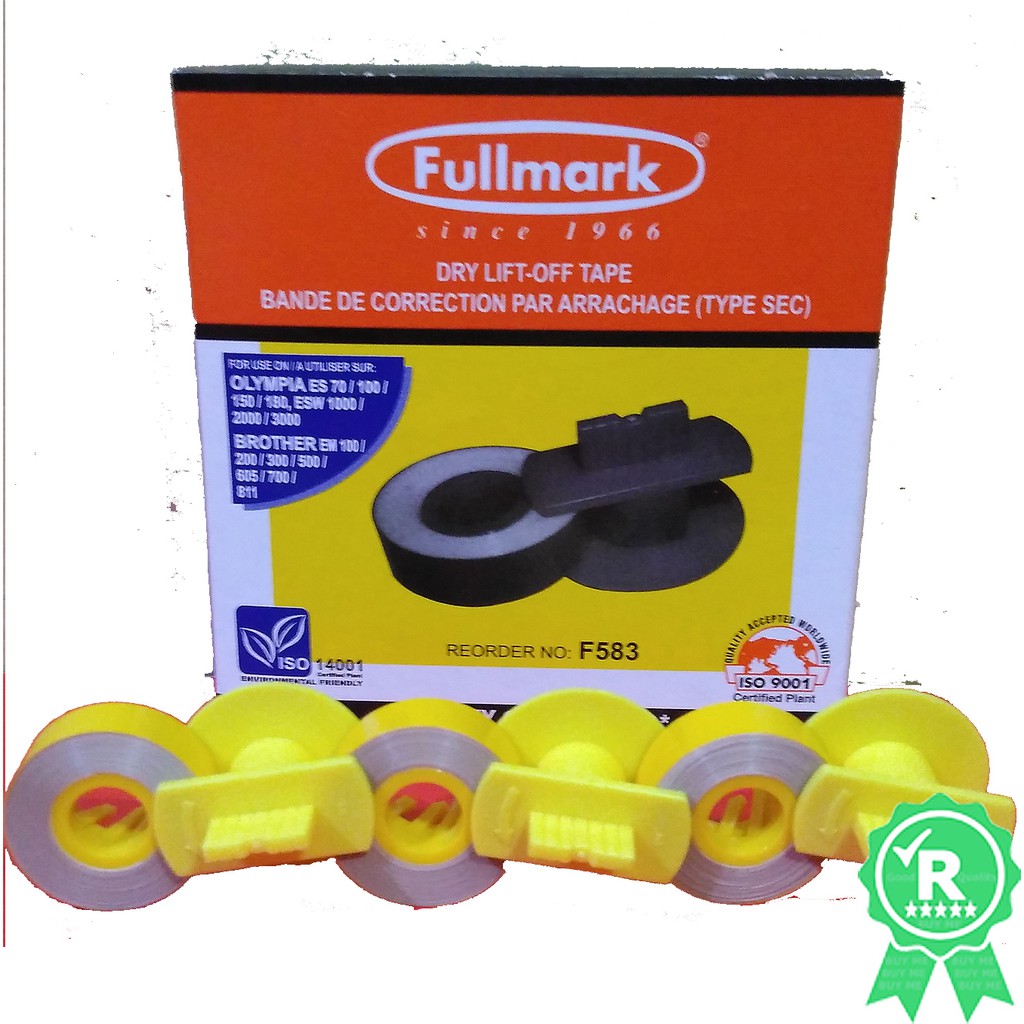 Fullmark F583 Lift-off Correction Tape for Brother and Olympia