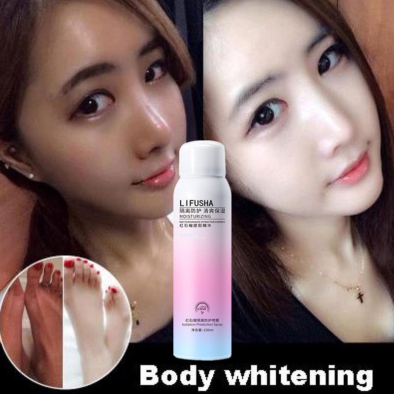 Lifusha Whitening Suncreen Spray Original Moisturizing Spray Sunblock Spray Isolation Protection 3040