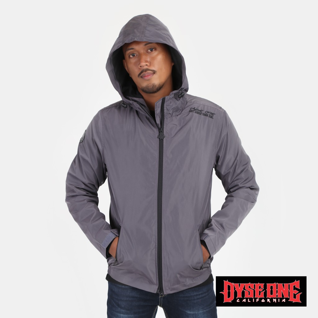 Nylon jacket shop with hood