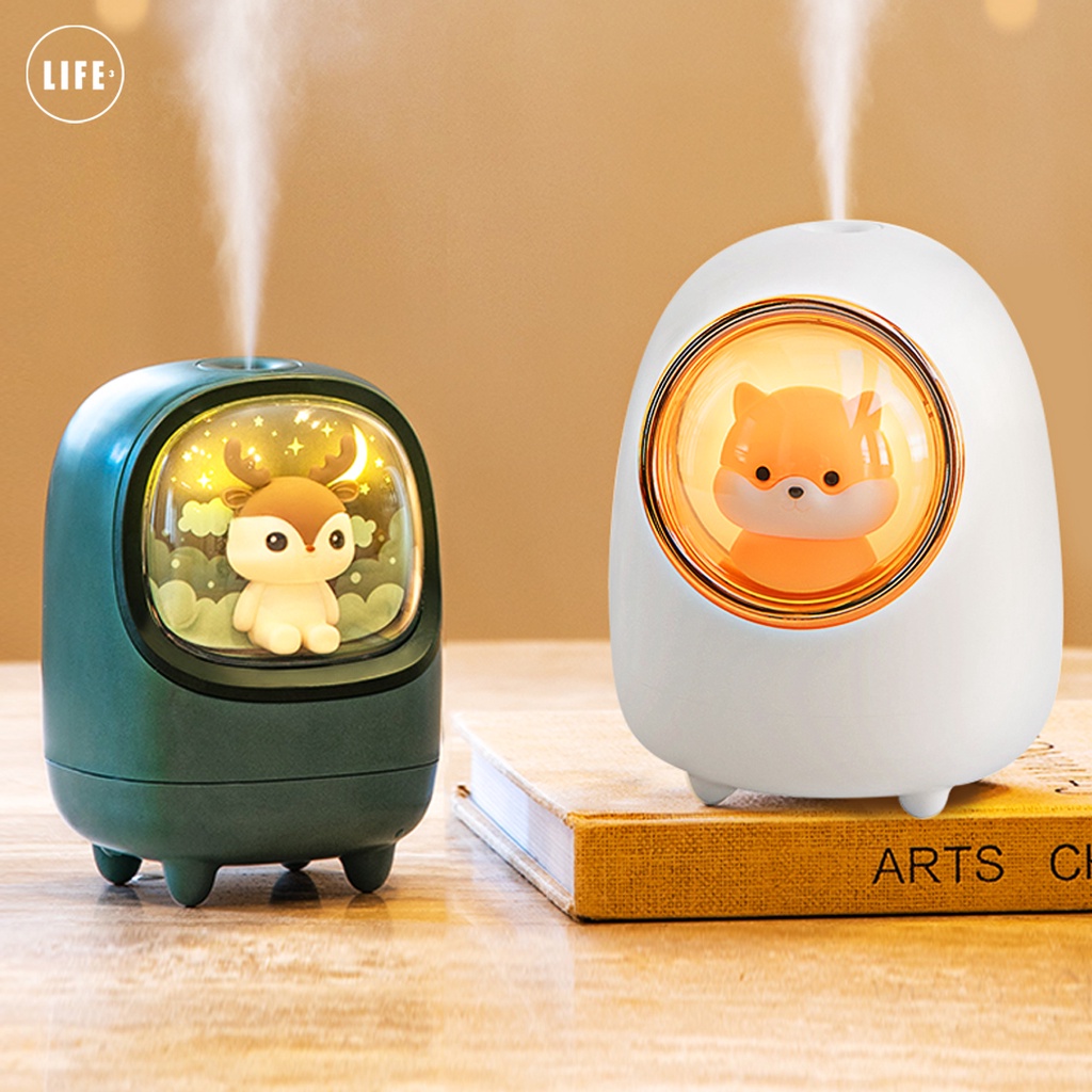 3Life Cartoon Evaporative Humidifier Wireless Space Capsule Cute Cat ...