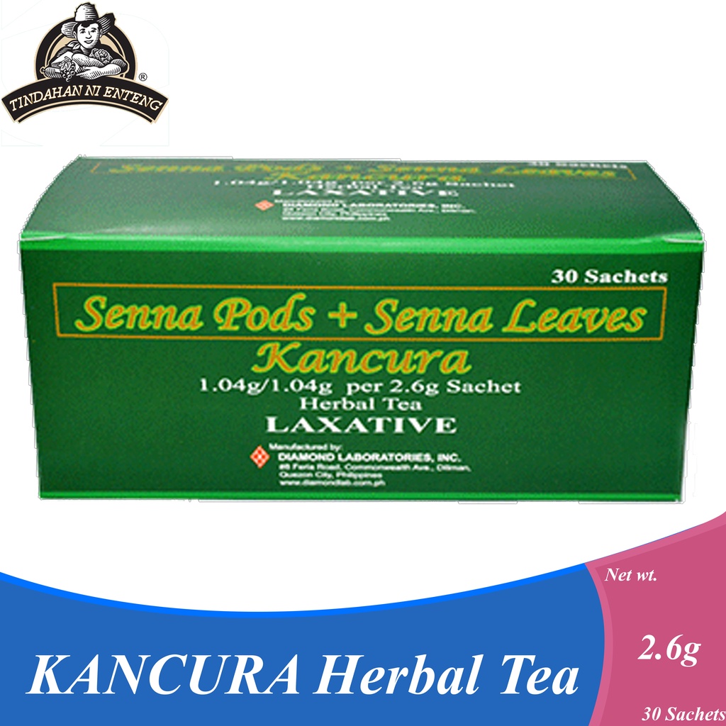 KANCURA Herbal Tea 2.6g x 30 sachets Made from Senna Pods + Senna