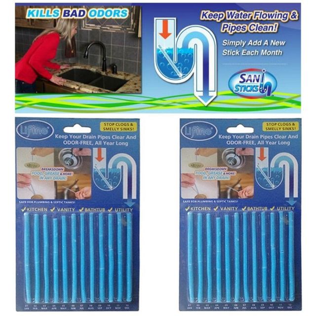 Singki Always Clogged Use Sani Sticks 1box 12pcs Shopee Philippines
