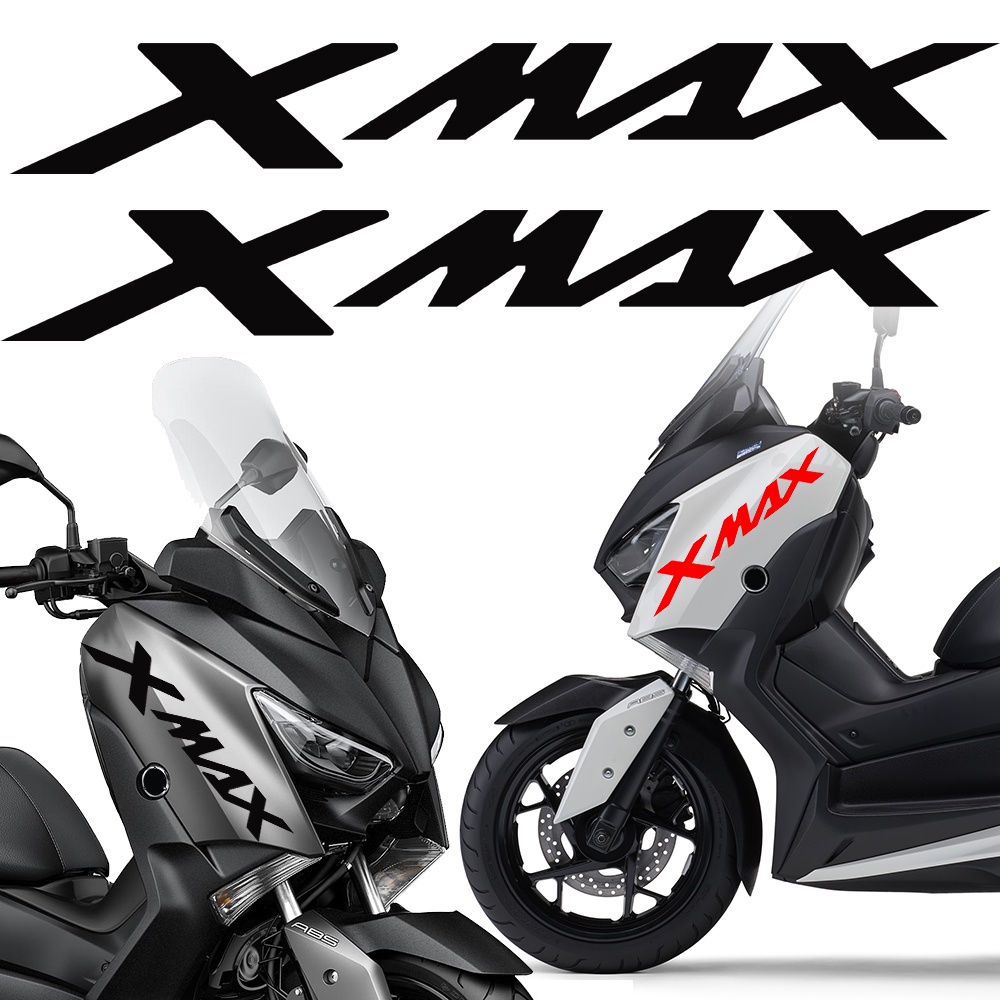 Reflective Xmax Stickers Decals Scooter Front Stripe Body Logo Set