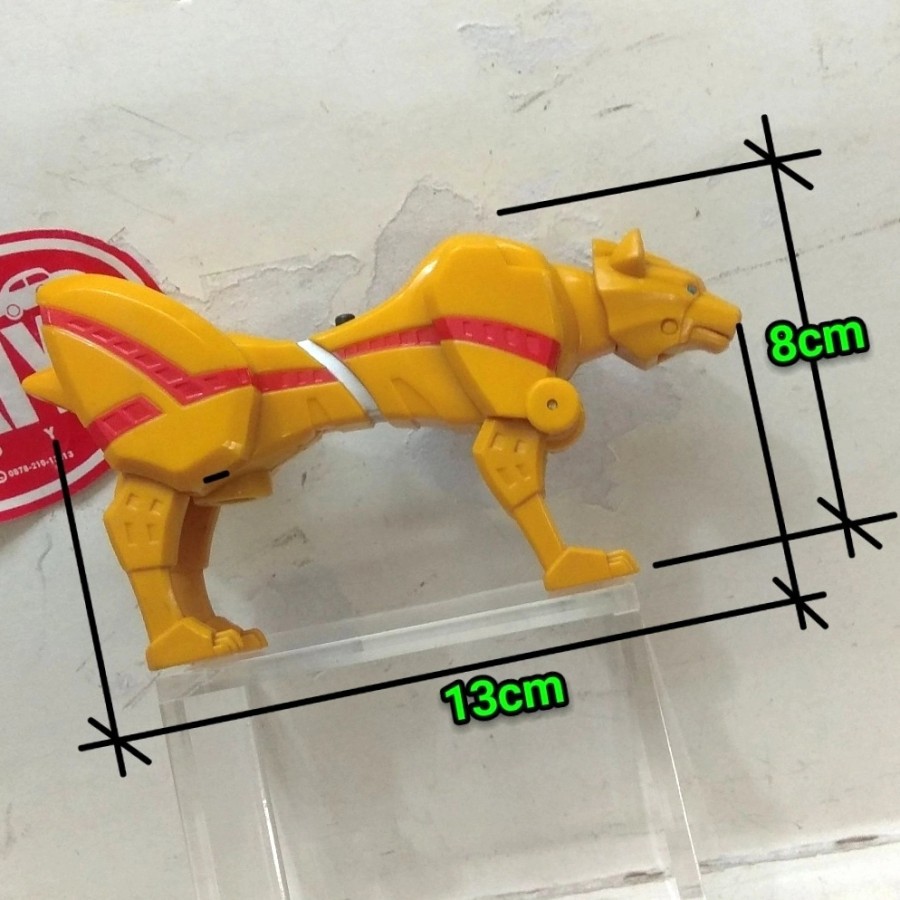 sperpart PART TRANSFORMING BEAST MASTER MEGAZORD GEKI RANGER YELLOW ...