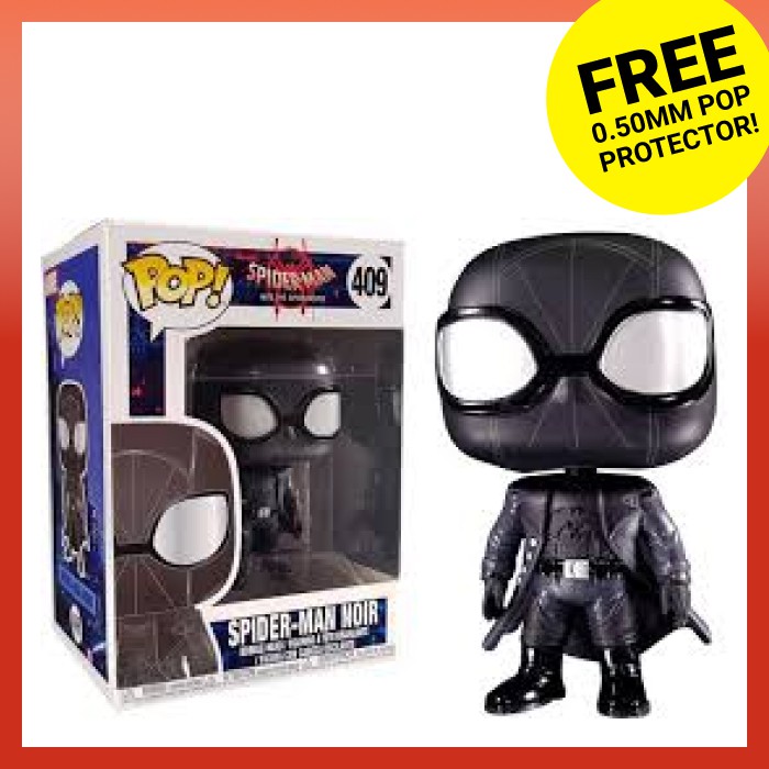 Funko POP Into The Spider-Verse - Spider-Man Noir without Hat #409 Figure