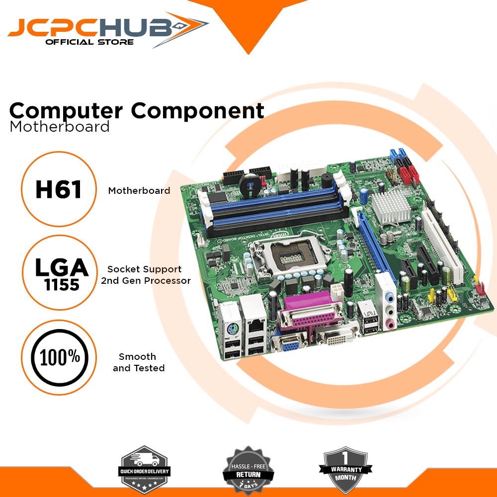 H61 sale supported processor