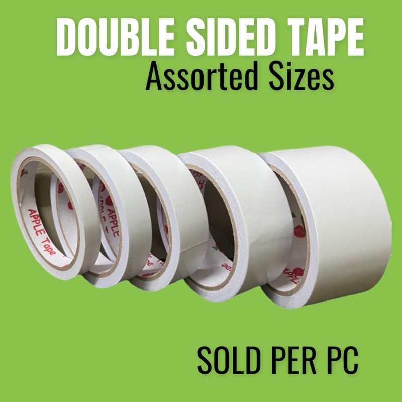 Double Sided Tape (Assorted Sizes)(Tissue Type) Shopee Philippines