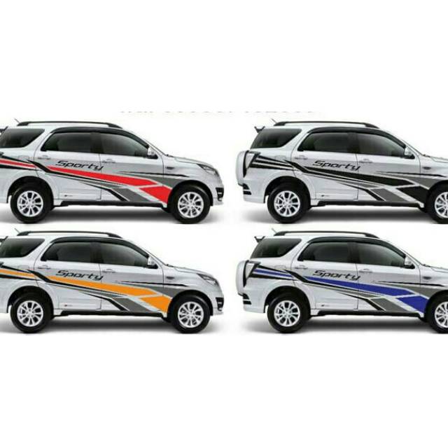 Avanza veloz car stickers, the latest cool, best-selling toyota Avanza ...