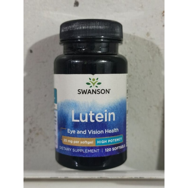 Swanson Lutein 20mg softgel eye vision retina macula multivitamin ...