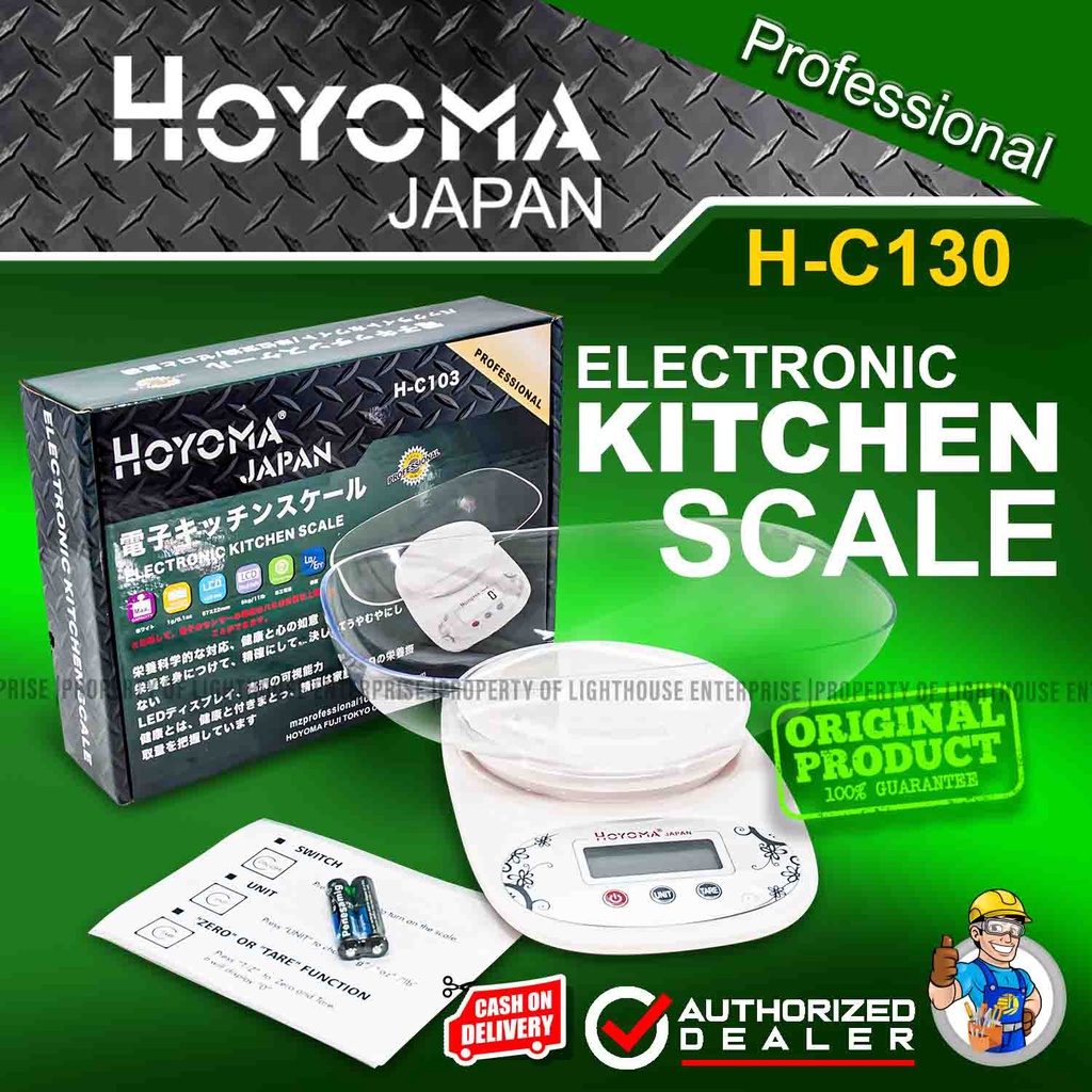 HOYOMA Japan Digital Kitchen Scale / Digital Kitchen Weighing Scale