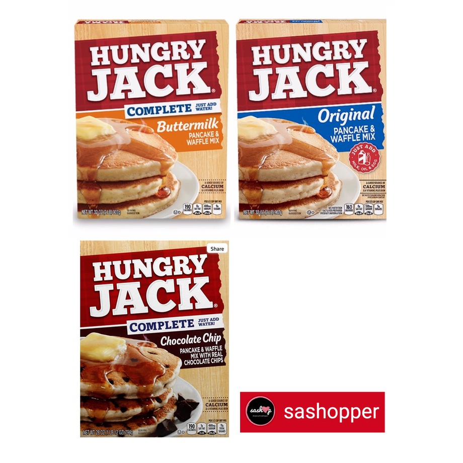 Hungry Jack Original Pancake and Waffle Mix (Original, Buttermilk OR