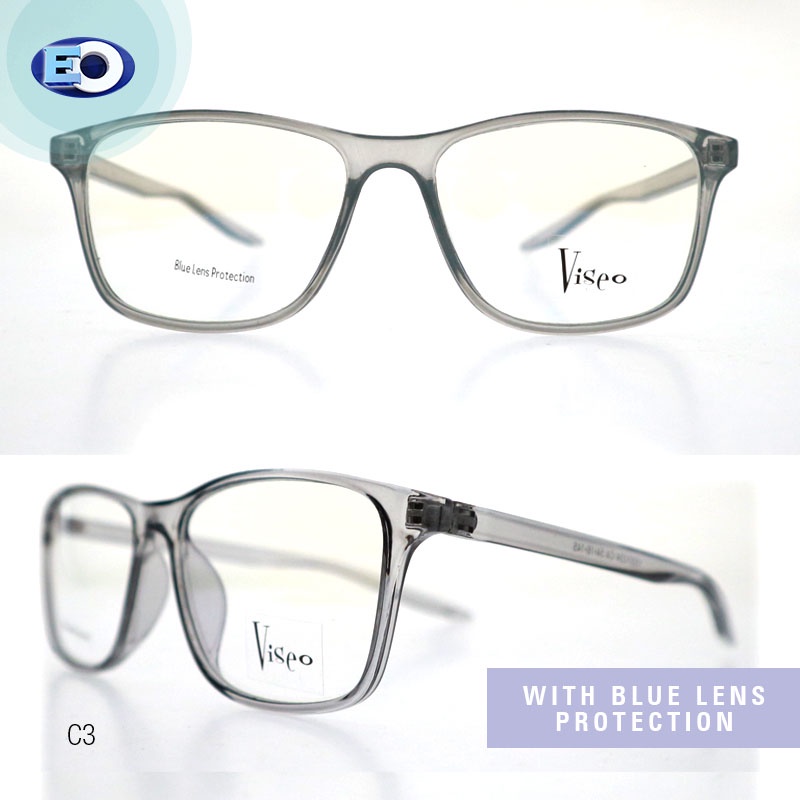 Eo Viseo Vs201234 Non Graded Anti Radiation Eyeglasses For Men And Women Shopee Philippines 8725