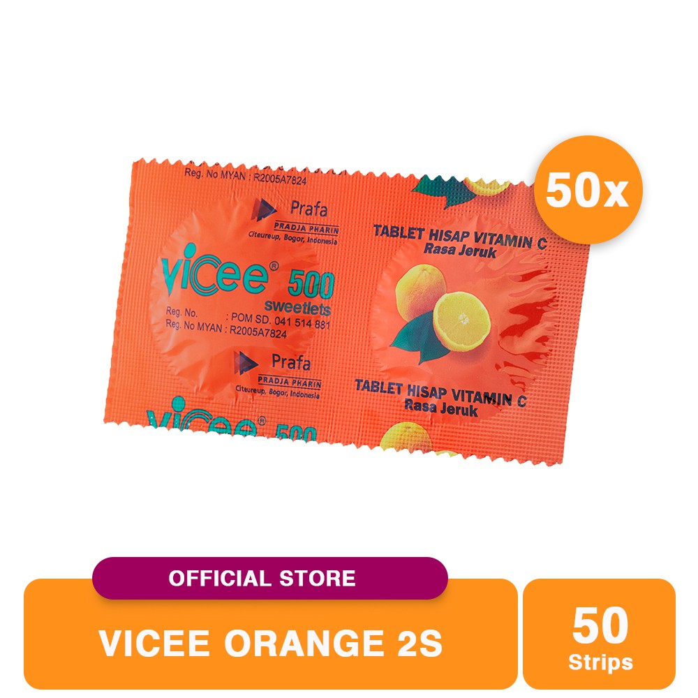Vicee Orange 2s X 50 Strips - 1 Box | Shopee Philippines