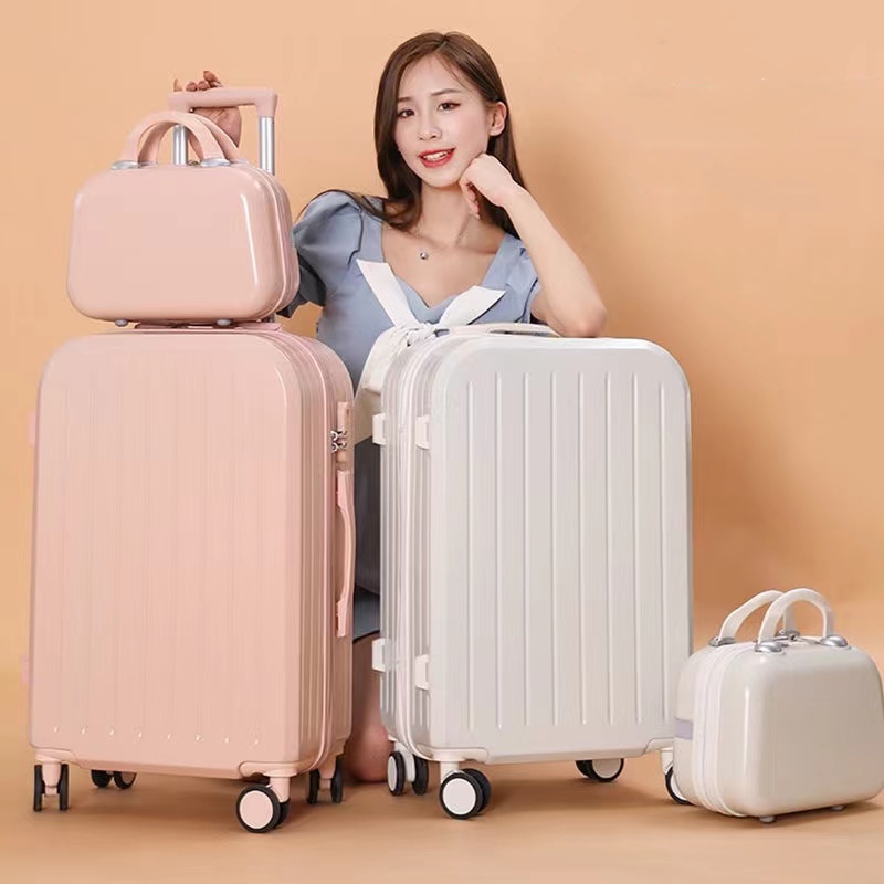 2024inch luggage female Korean small lightweight travel box student