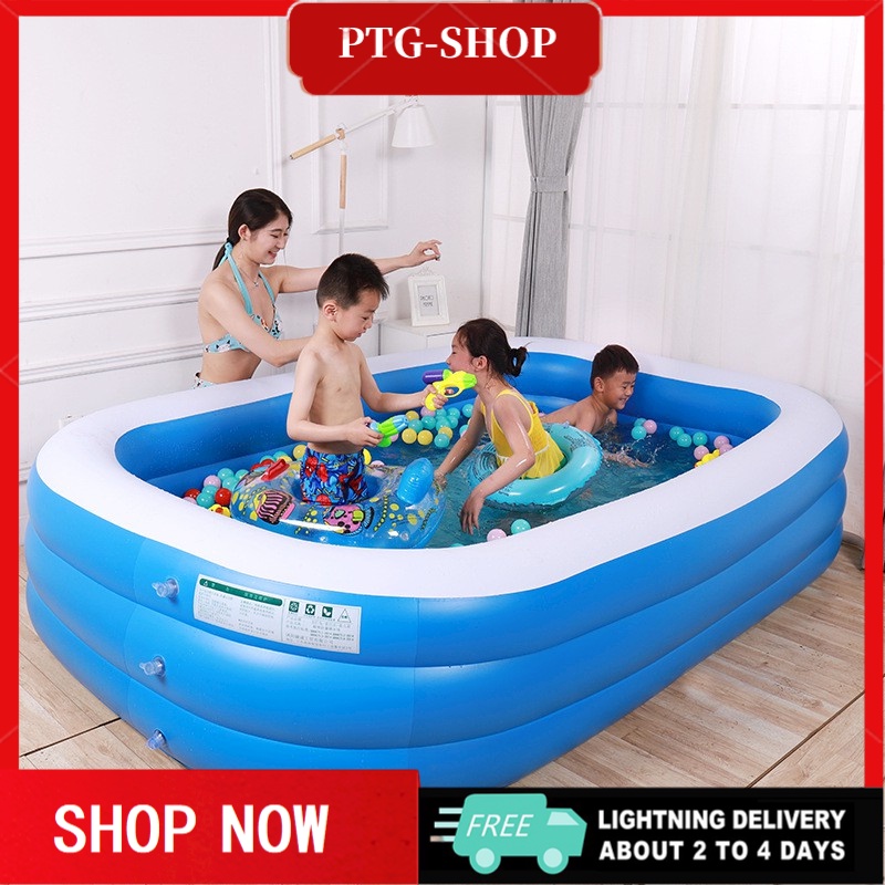 Kid Wading Pool Hard Plastic Kiddie Pool, 59
