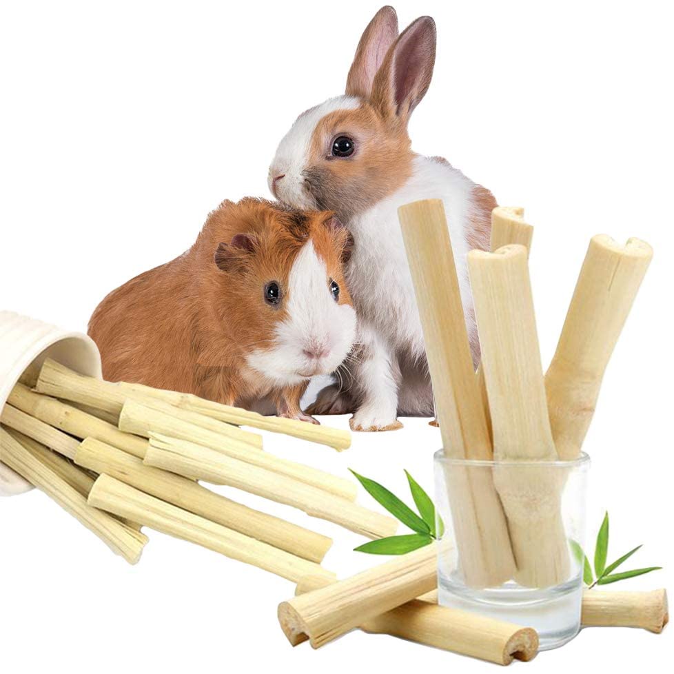 Picture of All Natural Hamster Guinea Pig Rabbit Sweet Bamboo Stick Treats (60g ...
