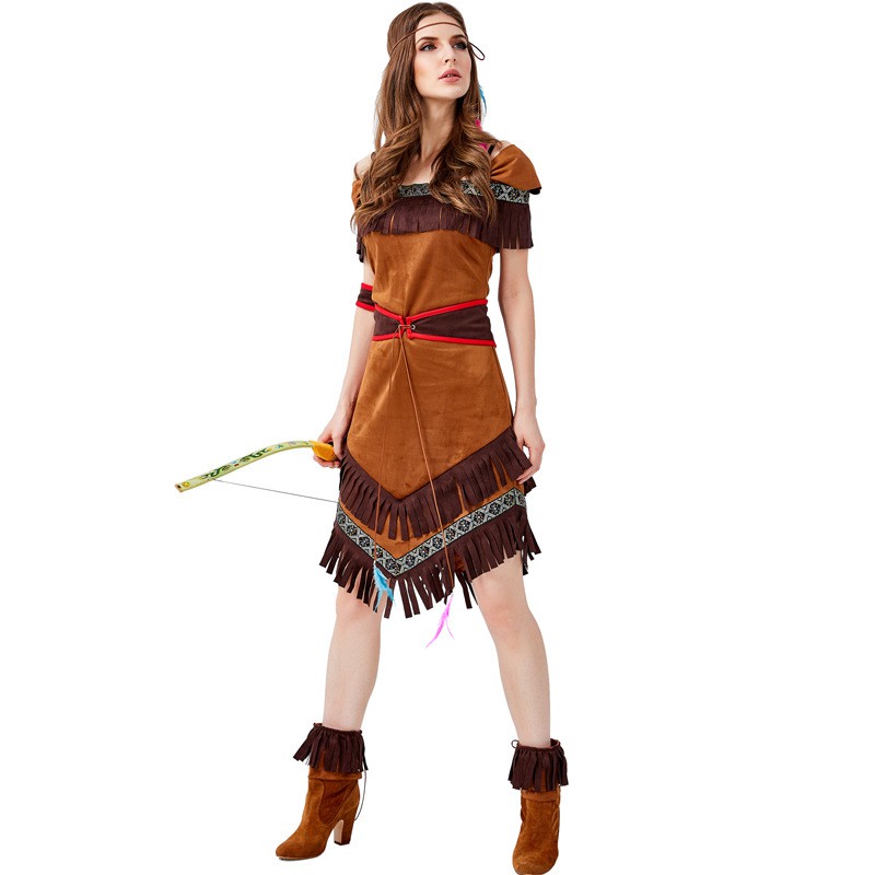 Native Indians Princess Goddess Of Tribe Role Playing Costume Cosplay Christmas Halloween