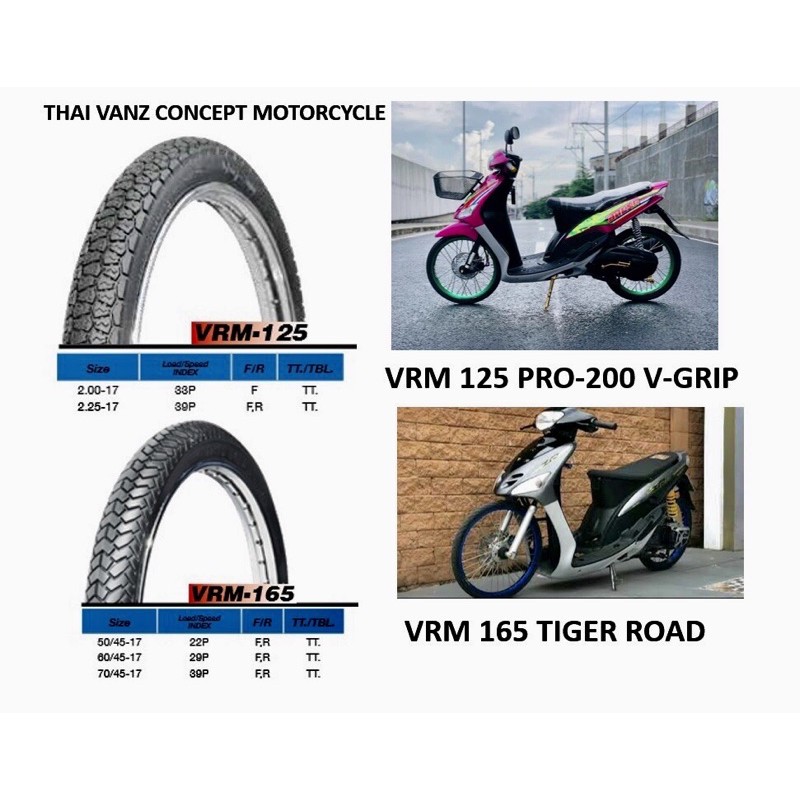 Vee rubber vans concept tire 17series free tube Shopee Philippines