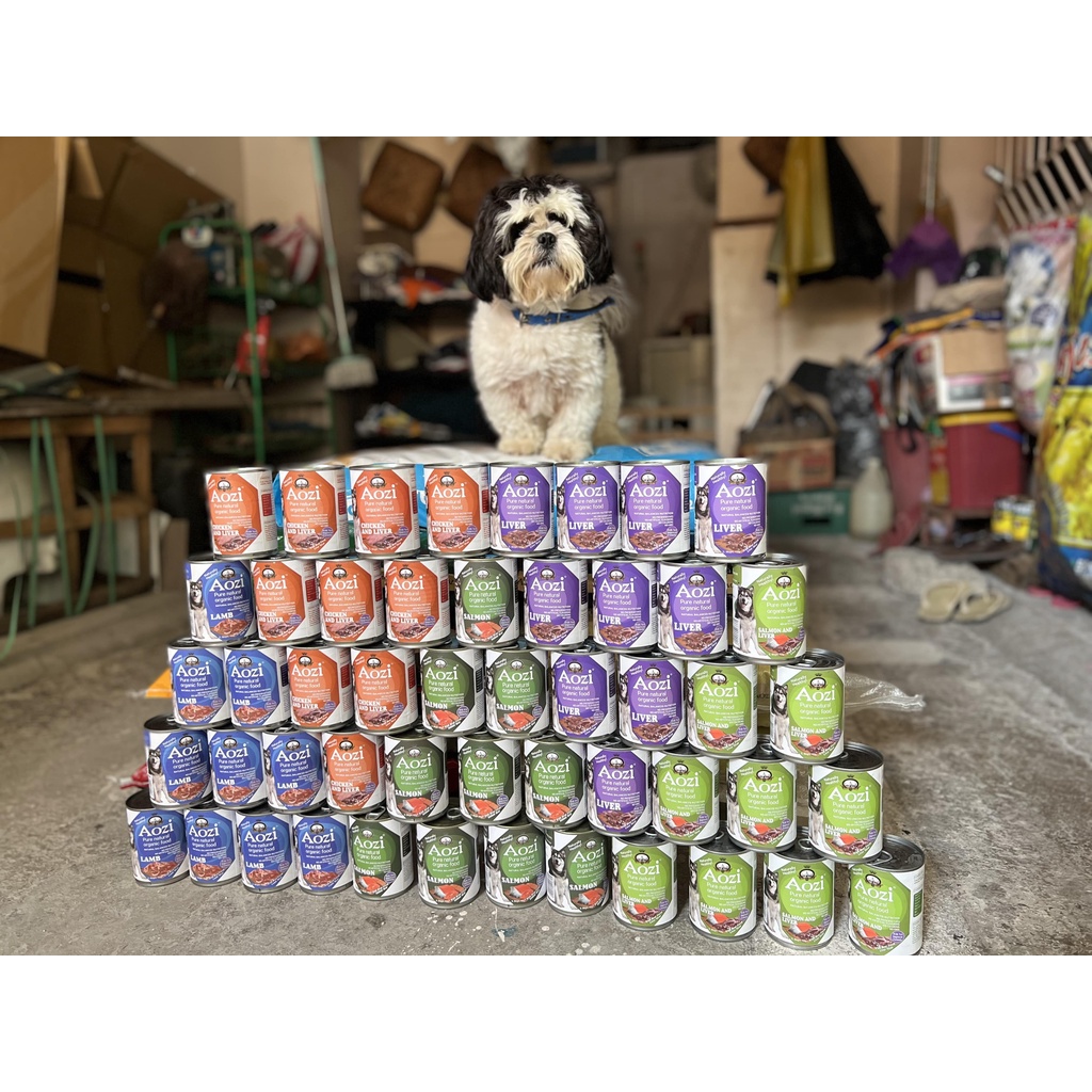 Canned dog outlet food with taurine