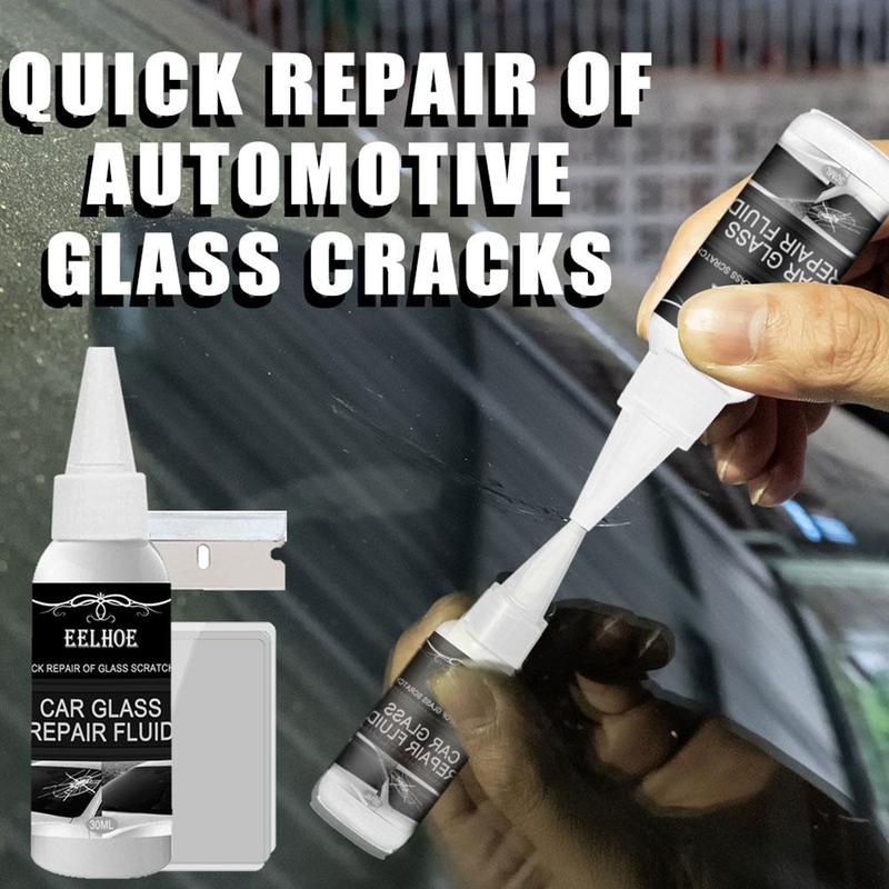 2pcs Car Automotive Glass Nano Solution Fluid Glass Repair Fluid Auto  Window Repair Tools Kit Nano Repair Fluid Crack Scratch - AliExpress