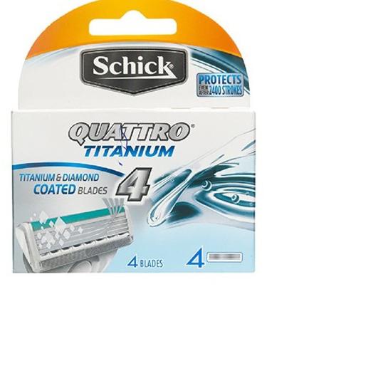 Schick Quattro Titanium Refill (Contents 4 Pc) | Shopee Philippines