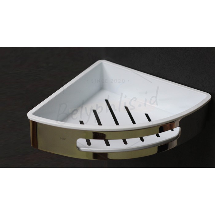 Soap Rack / Corner Shelf / 304 Stainless Shampoo Rack (Chrome + ABS ...
