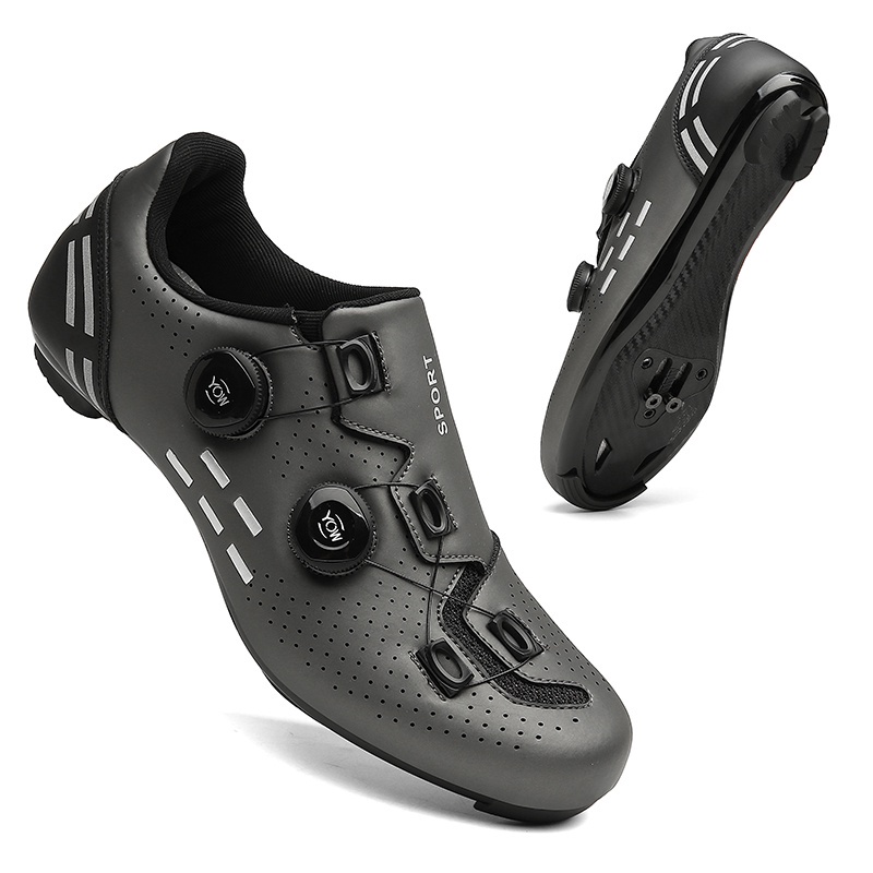 Ready Stock Cleats Shoes Cycling Shoes Men MTB Mountain Bike Sneakers  Outdoor Sports Ultralight Self-locking SPD Road Bicycle Shoes