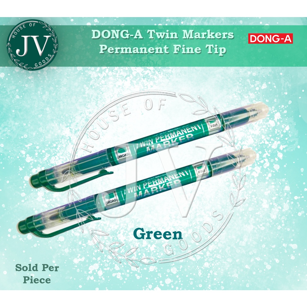 DONG A Twin Permanent Marker 1pc | Shopee Philippines