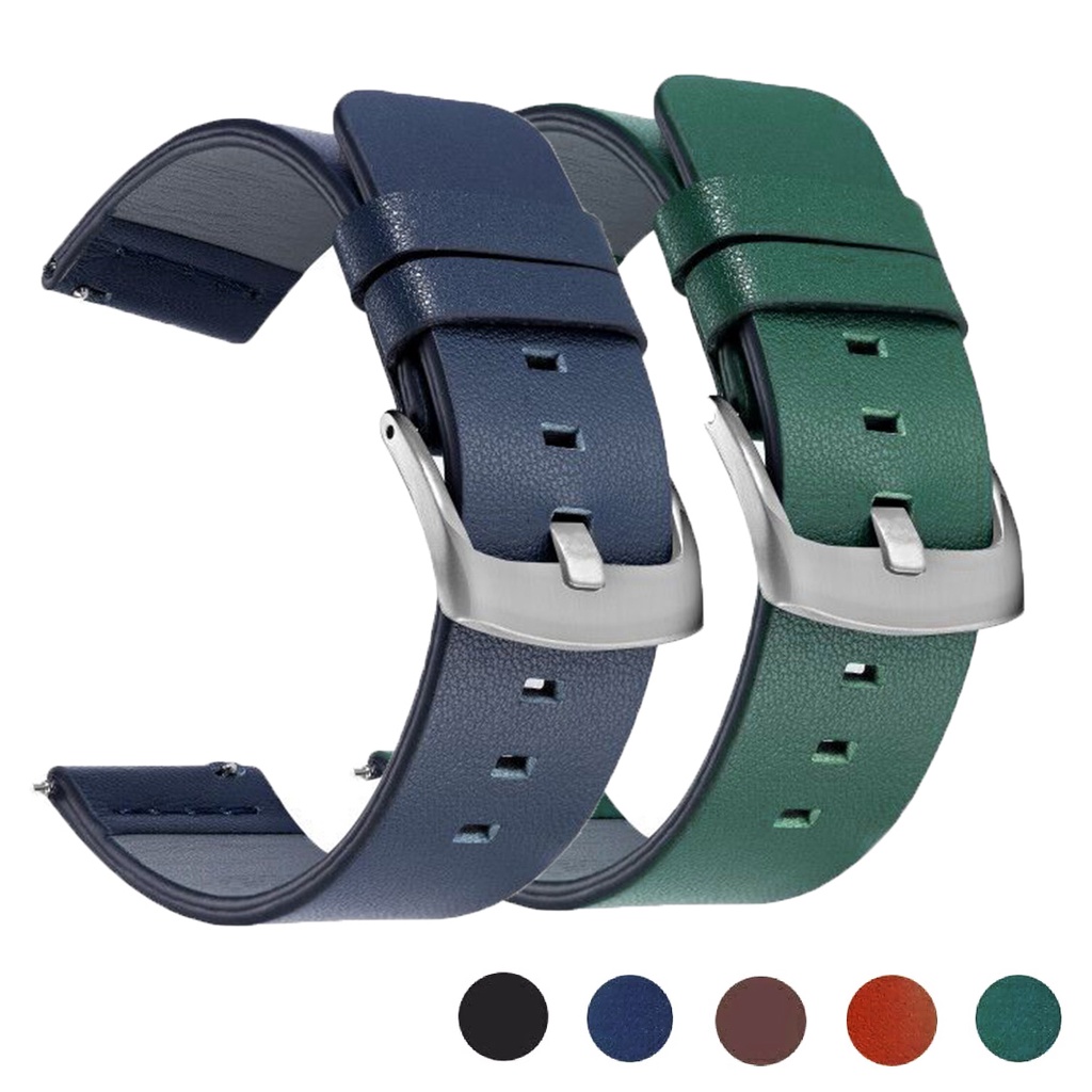 18 Mm 20 Mm 22 Mm 24 Mm Echtleder Nato Uhrenarmband Band, Militär, G10, Für Feste Oder Standard Ösen SS. Schnalle Schwarz Braun Blau Grau Rot - Schweiz