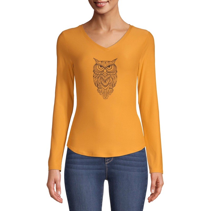 no boundaries scoop neck tee