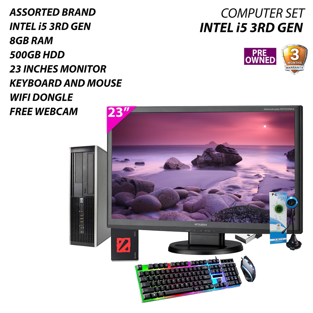 9世代 i5+新品SSD256GB+HDD500GB+16GBメモ/Wi-Fi 9世代i5+16GBメモ+新SSD256GB+500GB+HDMI/Wi-Fi