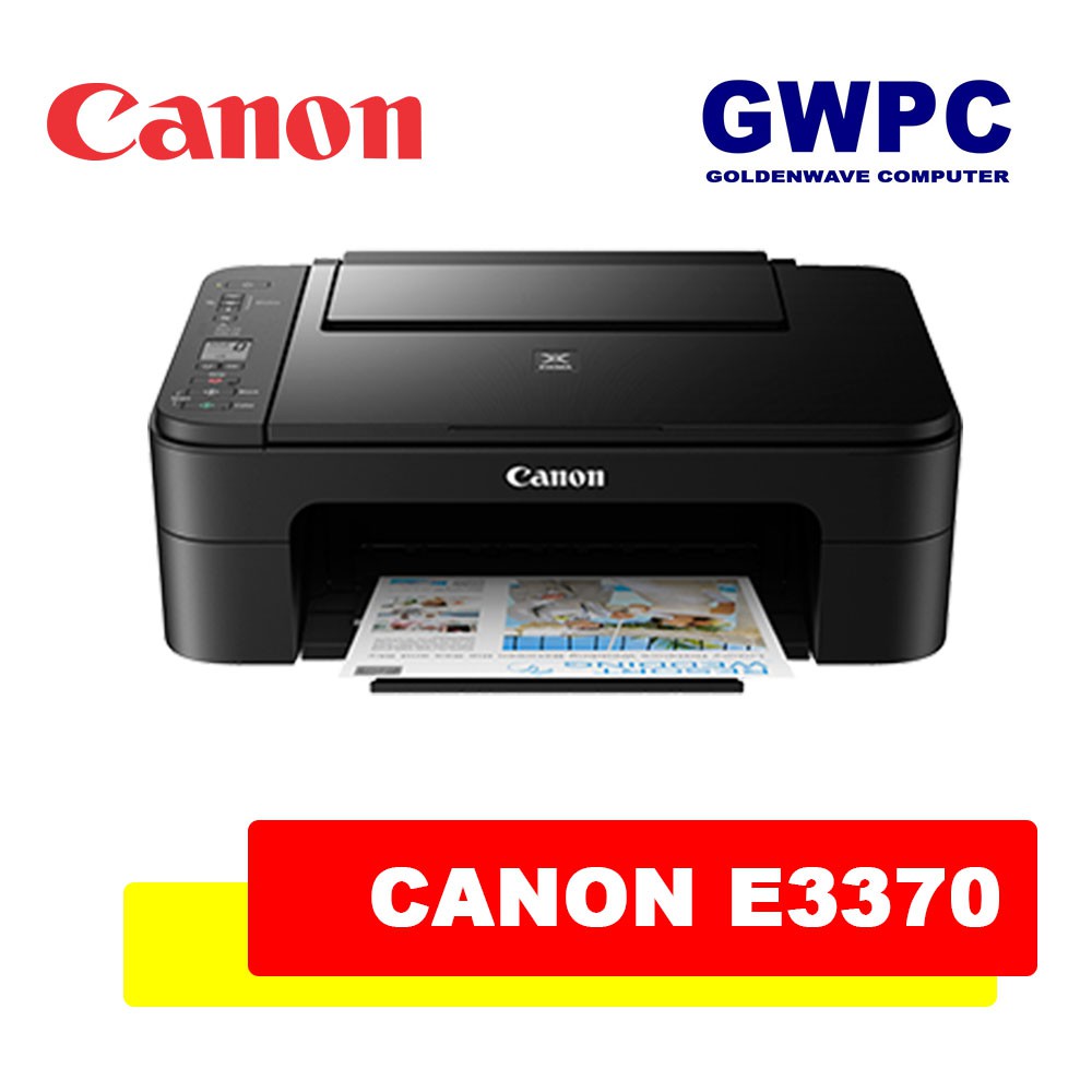 Canon E3370 Pixma Compact Wireless All-In-One | Shopee Philippines