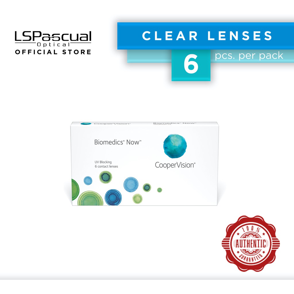 CooperVision Biomedics Now 6 Pieces UV Blocking Monthly Disposable