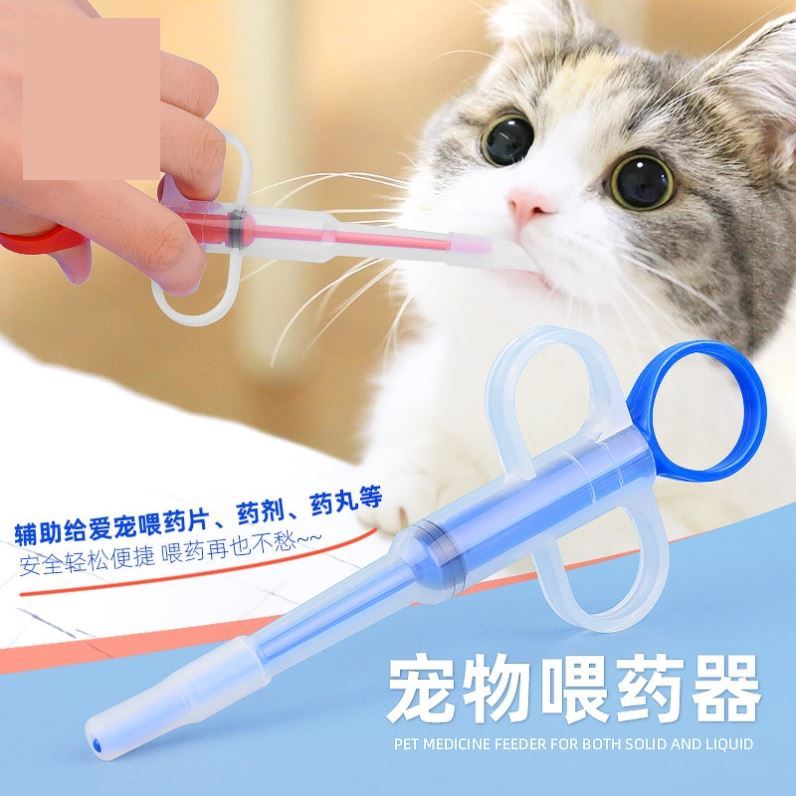 Feeding syringe for outlet cats