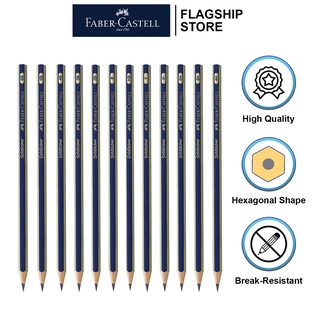 8 Pcs Faber-Castell Graphite Pitt Matt Pencil Set HB, 2B, 4B, 6B