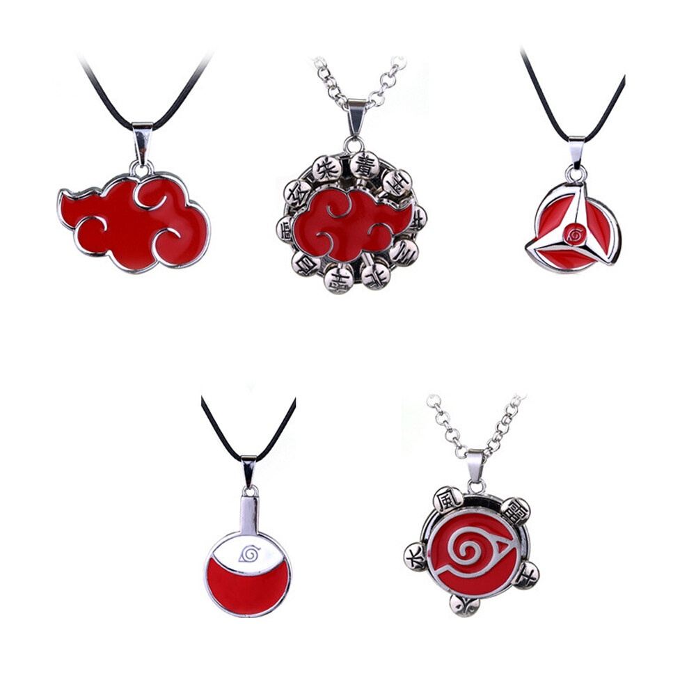 HENLI Cosplay Gothic Jewelry Japan Ninja Konoha Akatsuki Organization