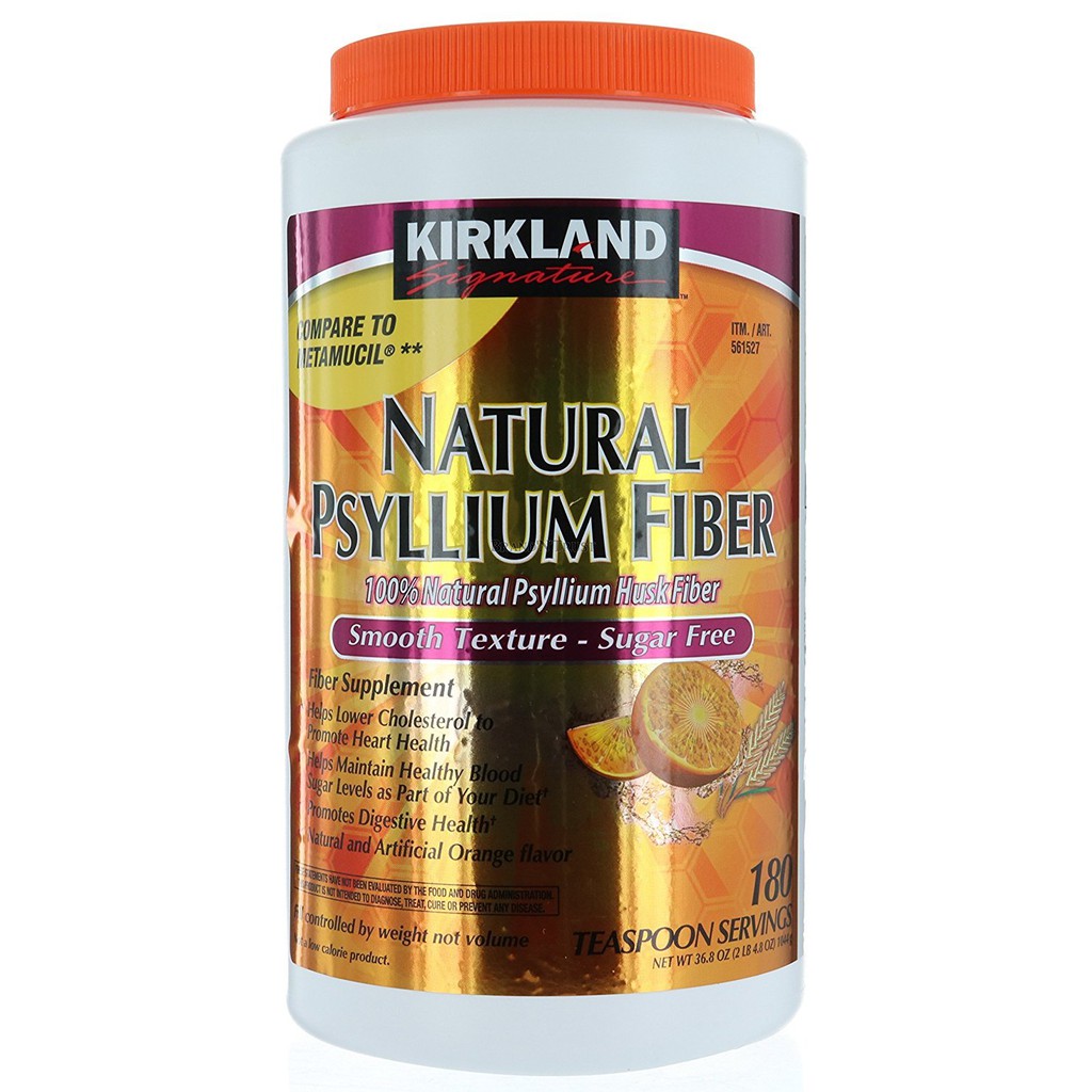 Kirkland Natural Sugar Free Psyllium Fiber, 180 Doses Shopee Philippines