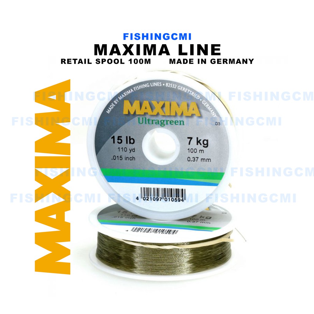 MAXIMA LINE 100 METER SPOOL 25lbs to 100lbs fishingcmi nylon germany