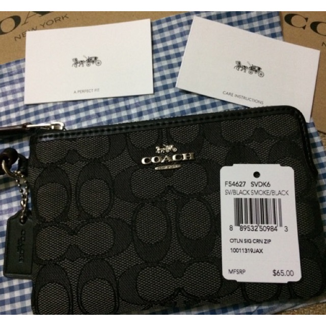 Coach wallet top wristlet price