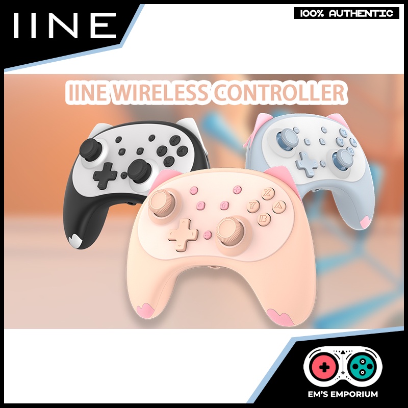 IINE Kitten Controller for Nintendo Switch / Switch Lite with 3.5mm ...
