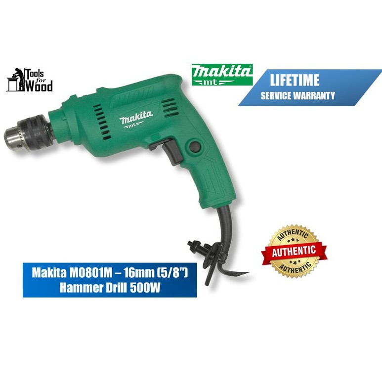 Makita hammer deals drill m0801m