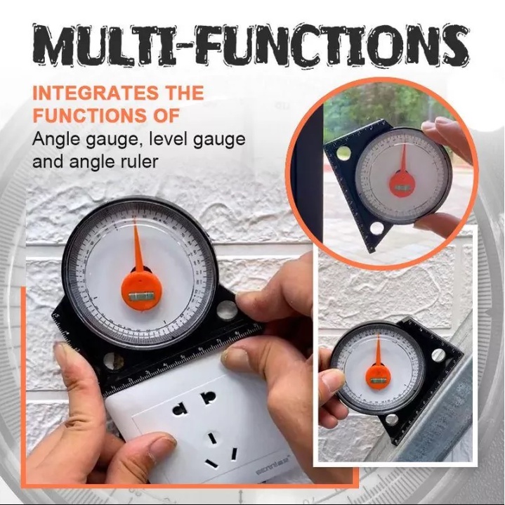 Slope Inclinometer Angle Finder Protractor Tilt Level MeterClinometer ...