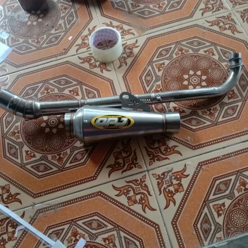 Hitz DPJ racing Exhaust model fantera Half Nest For Motorcycle Duck ...