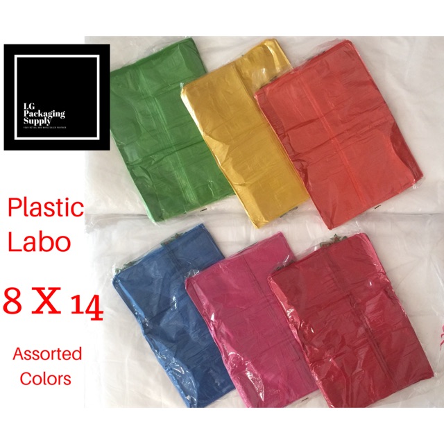 Plastic Labo Colored 8 x 14 Shopee Philippines