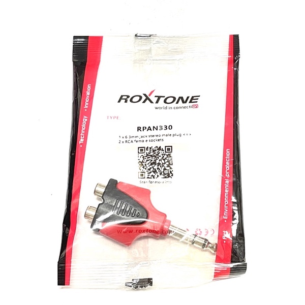 ROXTONE RPAN-330/RPAN-335 2 RCA Female to 1PL55 Stereo & Mono ...